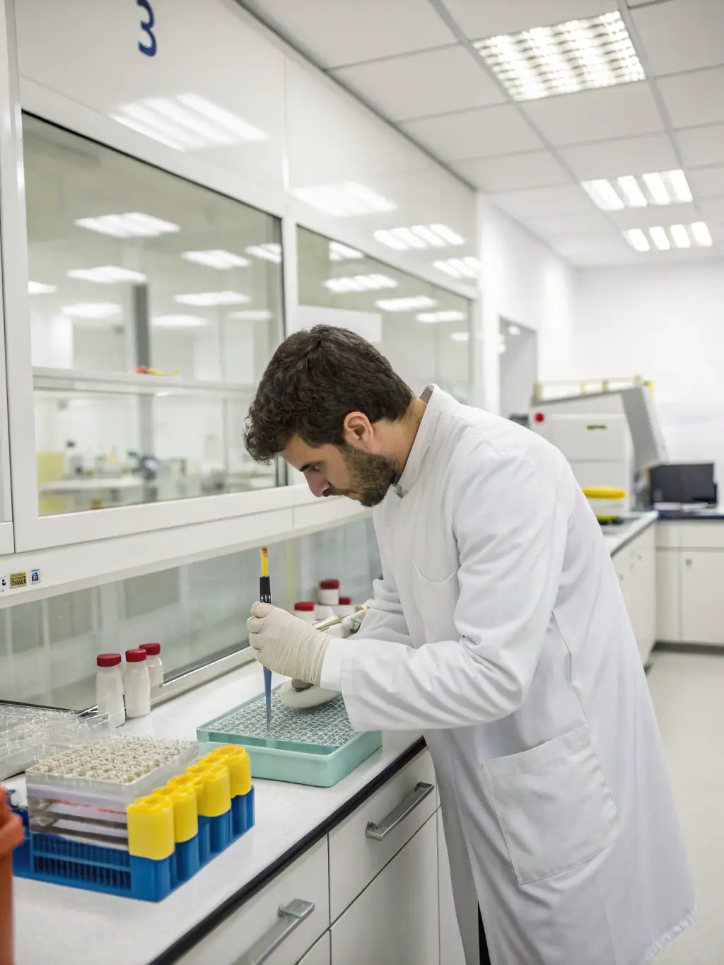 An image of biologic medications being prepared in a sterile environment, showcasing Althea's expertise in handling and managing biologic therapies for various conditions.